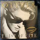 Olivia Newton-John - Livin' In Desperate Times / Twist Of Fate 12" Remix LP Vinyl