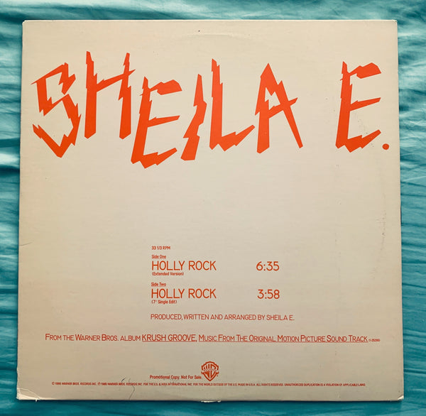 Sheila E. - Holly Rock  12" remix LP  (Promo) Vinyl - Used