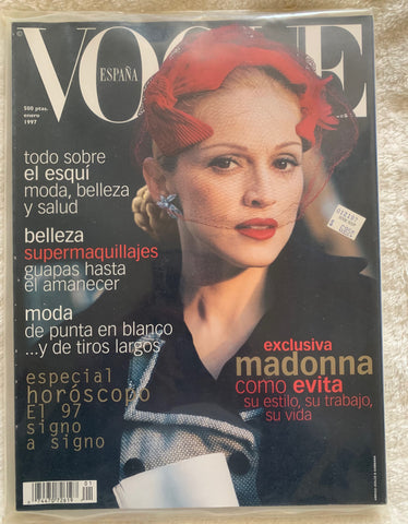 Madonna -VOGUE (Espana) 1997  (Evita) Magazine  -