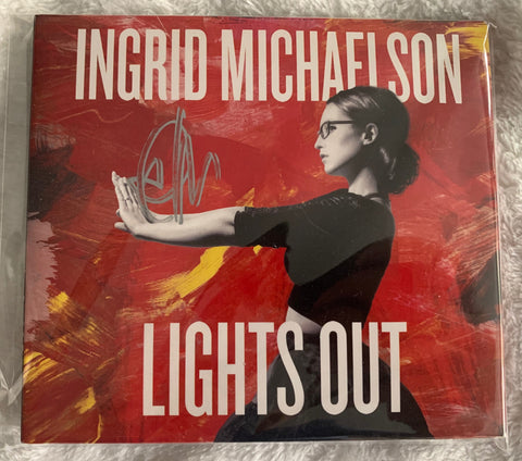 Ingrid  Michaelson - SIGNED CD (Lights Out)  -- Autographed