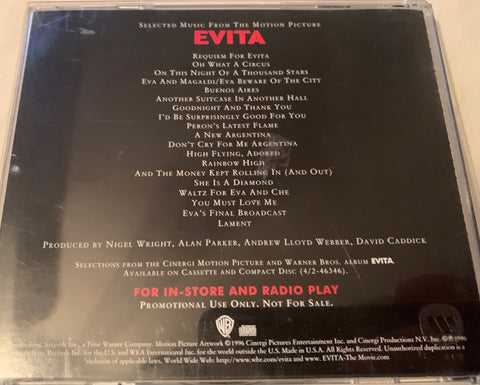 Madonna - EVITA PROMO in store + radio play  CD  (used)