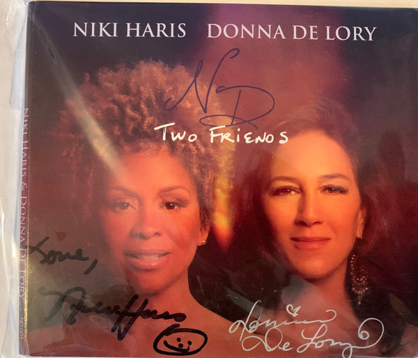 Donna De Lory & Niki Haris : Two Friends EP (Autographed by both N&D) in Black & Silver - CD - New