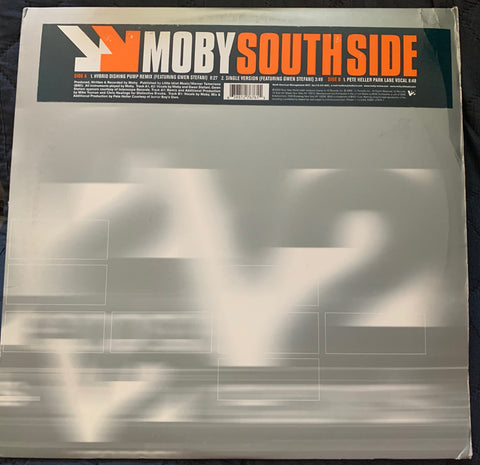 Moby -SOUTH SIDE ft: Gwen Stefani  12" remix LP Vinyl - Used