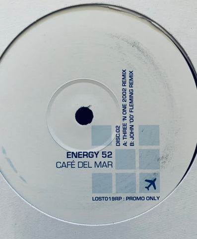 Cafe Del Mar - Energy 54 Import promo LP 12" Vinyl - used