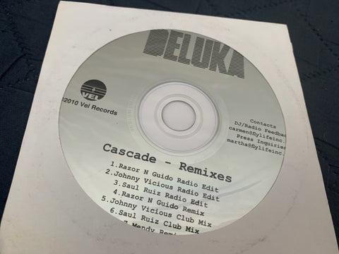 Deluka - Cascade (remixes)  CD single promo