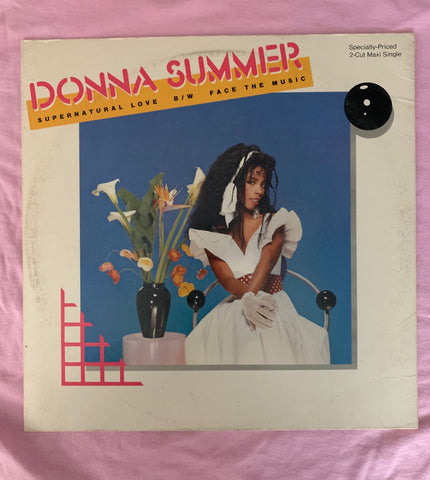 Donna Summer - Supernatural Love / Face The Music  12"  LP Vinyl - used