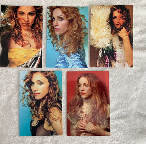 Madonna: Ray Of Light set of 5 Postcards