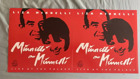 Liza Minnelli - Promotional poster flat LIVE AT THE PALACE -