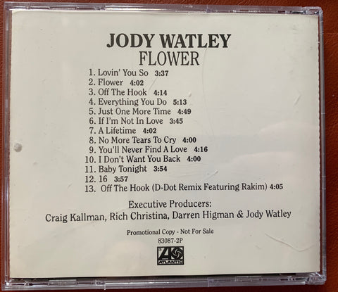 Jody Watley - FLOWER (Promo CD)  Used