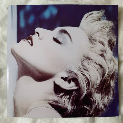 Madonna - 1986 Original Promo poster Flat : True Blue  12x12