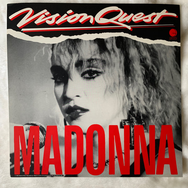 Madonna - GAMBLER (original 1985 Promo poster  Flat) 12x12