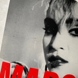 Madonna - GAMBLER (original 1985 Promo poster  Flat) 12x12