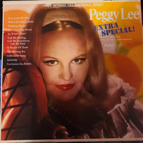 Peggy Lee  "EXTRA SPECIAL" Original LP Vinyl - Used