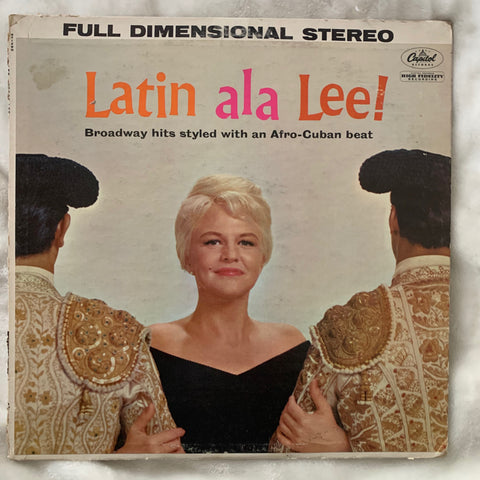 Peggy Lee - "Latin ala Lee!" Original LP used Vinyl