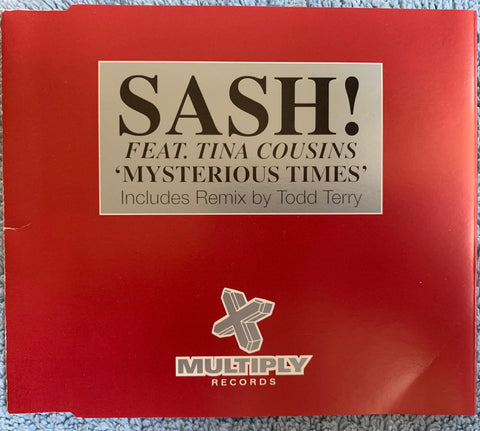 Sash! ft: Tina Cousins  - Mysterious Times Import CD single - used