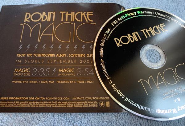 Robin Thicke - Promo Cd single - MAGIC