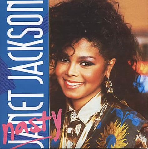 Janet Jackson -NASTY  (Import 12") LP VINYL  - Used