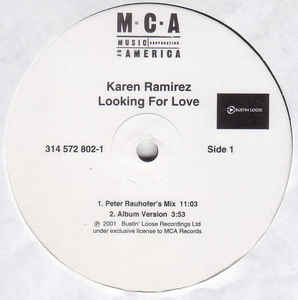 Karen Ramirez - Looking For Love double 12" Promo  LP Vinyl