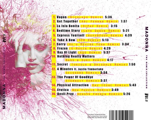 Madonna - Unreleased Remixes vol. 13 (Dj Service) CD – Borderline MUSIC