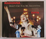 Madonna Don't Cry For Me Argentina + 2  CD single (Import)