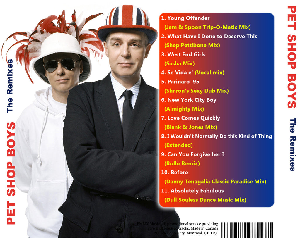Pet Shop Boys will release an EP of 4 songs called 'Lost' in April