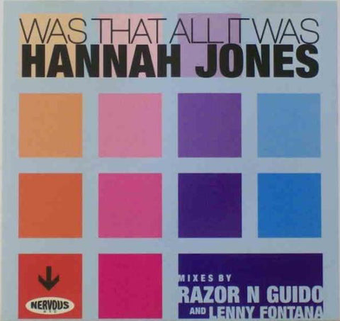 Hannah Jones - Was That All It Was (Maxi CD single) Used