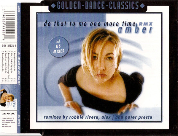 Amber - Do That To Me One More Time - Remix CD Maxi Single
