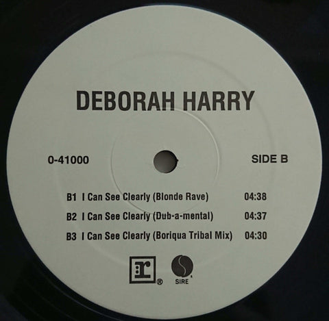 Debbie Harry (Deborah) --- I Can See Clearly (PROMO) 12" LP Vinyl Used