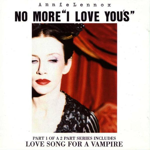 Annie Lennox - No More I Love You's (UK Part 1 CD single) Used