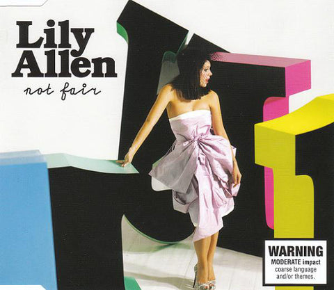 Lily Allen - Not Fair - USED Promo CD Single
