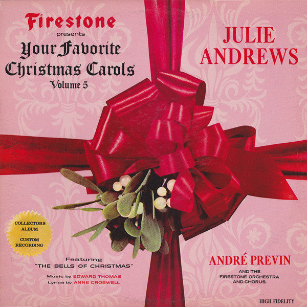 Julie Andrews - Firestone Presents vol. 5 Original 1965 LP Vinyl - Used