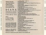 Diana Princess of Wales Tribute Highlights (Various) Used Promo CD