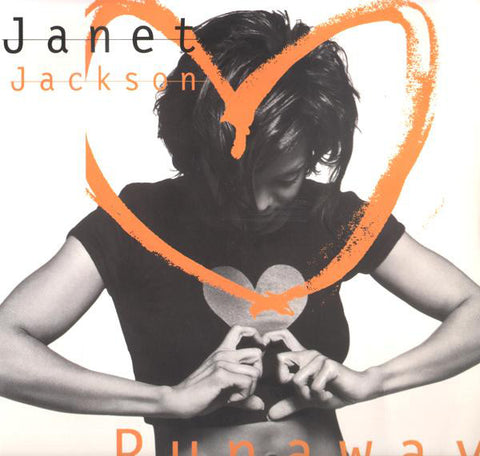 Janet Jackson  - Runaway (USA PROMO remix CD Single )  -Used