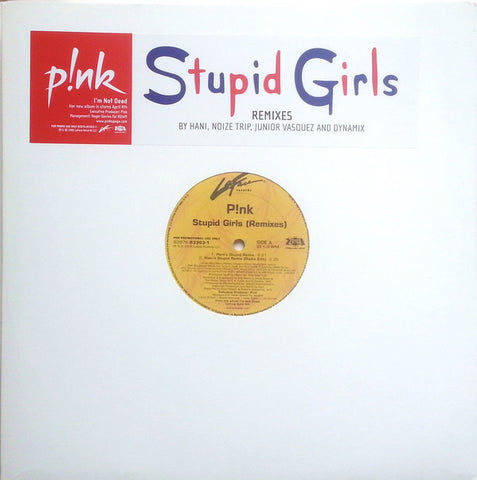 P!NK - Stupid Girl (Promo 12" Vinyl) LP - Used