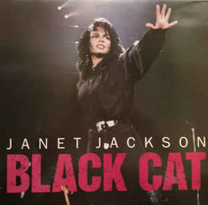 Janet Jackson - BLACK CAT 12" remix LP Vinyl - Used