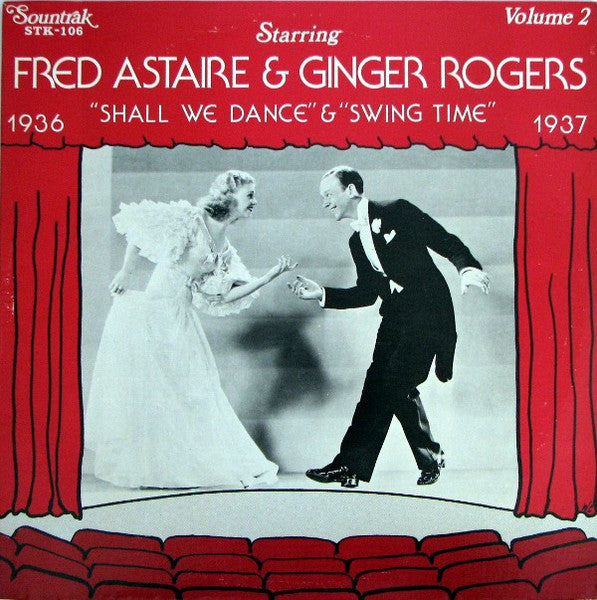 Fred Astaire & Ginger Rogers 1936-7 vol.2 LP VINYL  Shall We Dance  / Swing Time Used