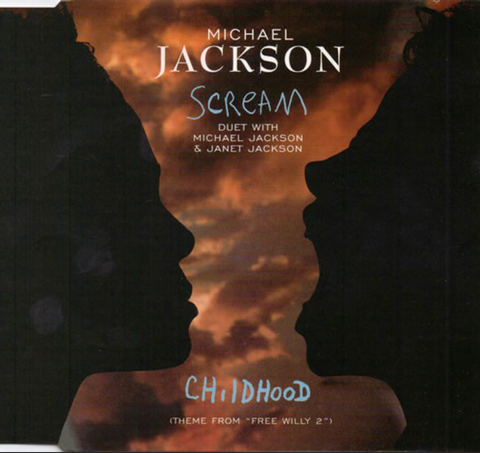 Michael & Janet Jackson - SCREAM (UK) CD single 4 track - Used