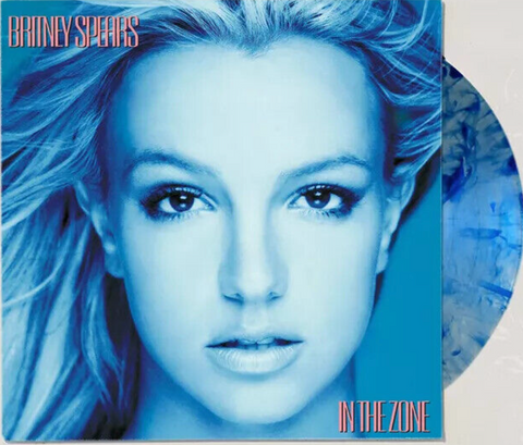 Britney Spears - IN THE ZONE (Clear vinyl with Blue Splatter) Colored LP - New (US Orders only)
