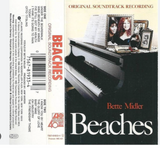 Bette Midler - BEACHES Soundtrack Cassette tape - Used