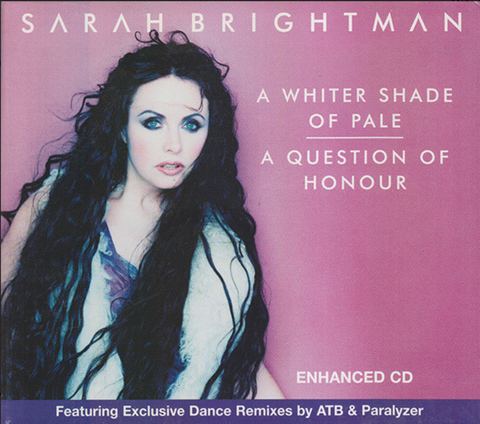 Sarah Brightman - A Whiter Shade Of Pale / A Question Of Honour (REMIXES) CD single EP - Used
