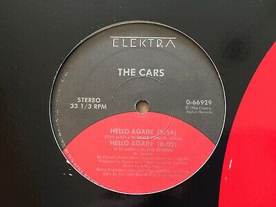 The Cars - Hello Again (Extended 12" LP Vinyl) - Used Like New 80s