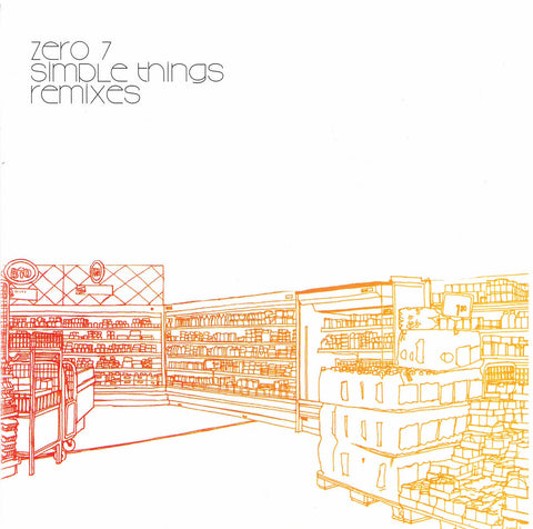 Zero 7 featuring SIA  -Simple Things (REMIXES) CD EP - Used