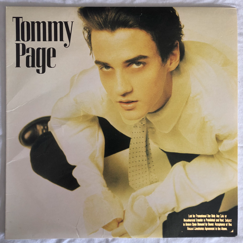 Tommy Page ‎– Tommy Page - PROMO LP Vinyl - Used