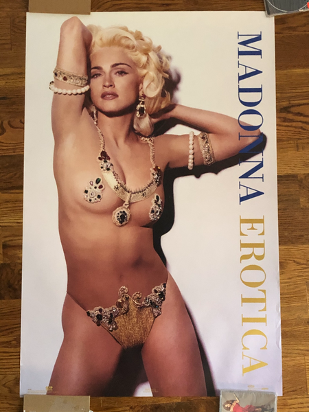 Madonna - 1992 EROTICA - Nude Bodysuit - Print 23x35 - Borderline Music