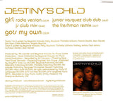 Destiny's Child - Girl - Import CD single - New (Beyonce)