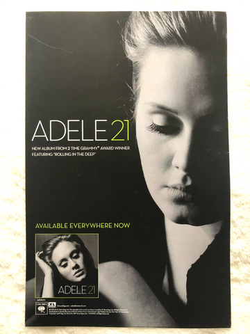 Adele - 21 - Promo Poster