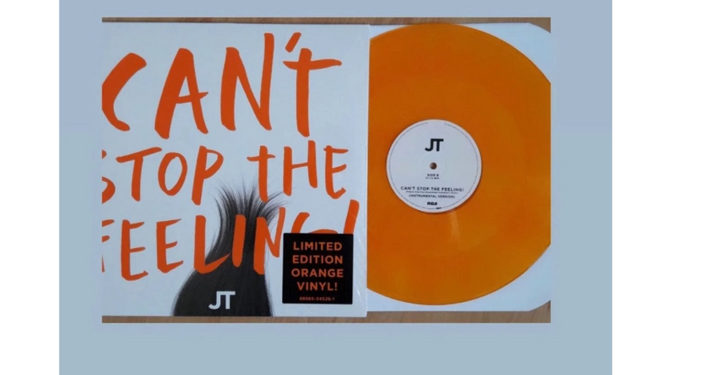 Justin Timberlake - Can't Stop The Feeling (Orange Vinyl) 12 Justin Timberlake - Can't Stop The Feeling (Orange Vinyl) 12