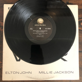 Elton John / Millie Jackson ‎- Act Of War1 2" - LP Vinyl - Used