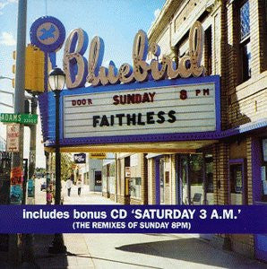 Faithless - Sunday 8Am + Bonus Remix CD 3AM - 2xCD - Used