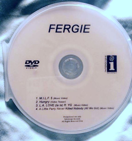 Fergie - Music Video DVD, 4 Videos (M.I.L.F. $, L.A. Love, + More) - DVD